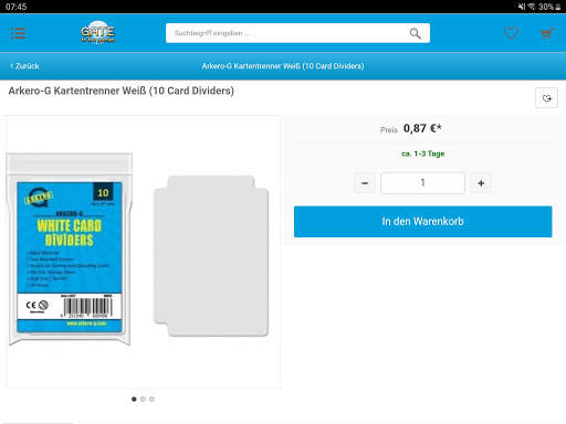 Gate to the Games Karten Shop screenshot 4