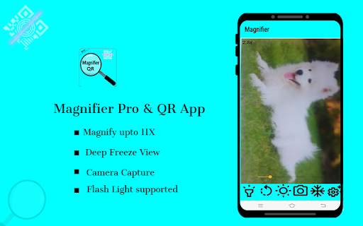 Magnifier App - Magnifying Glass with QR Scanner screenshot 2