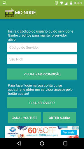 MC-NODE - Create Your Own Minecraft Server Free screenshot 1