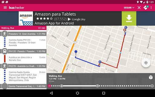 Transantiago Bus Checker screenshot 11