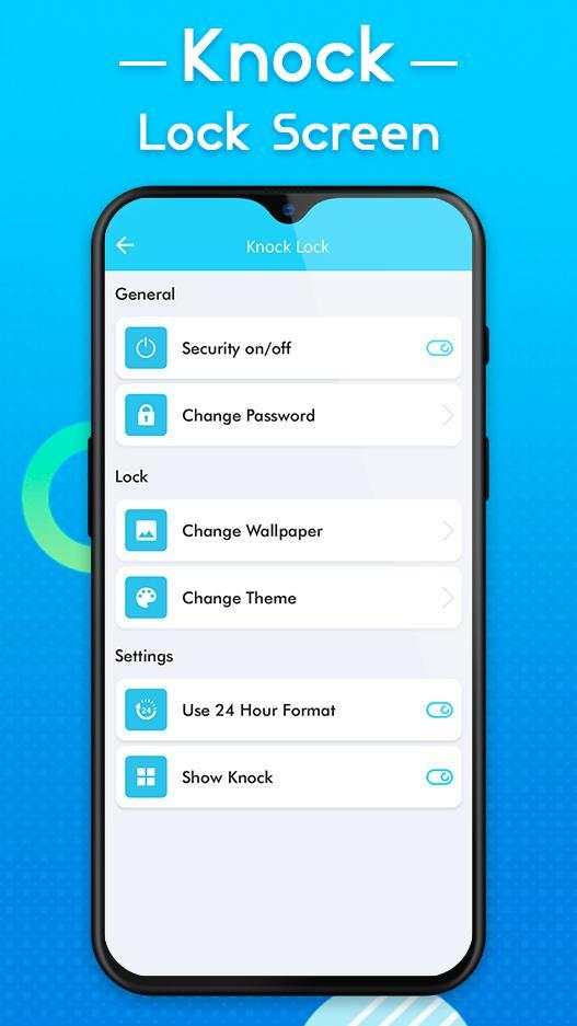 Knock Lock Screen - Lock Screen App screenshot 2