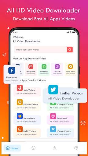 X HD Video Downloader - Free Video Downloader 2022 screenshot 1