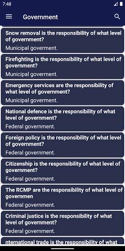 Canadian Citizenship Test 2021 скриншот 6