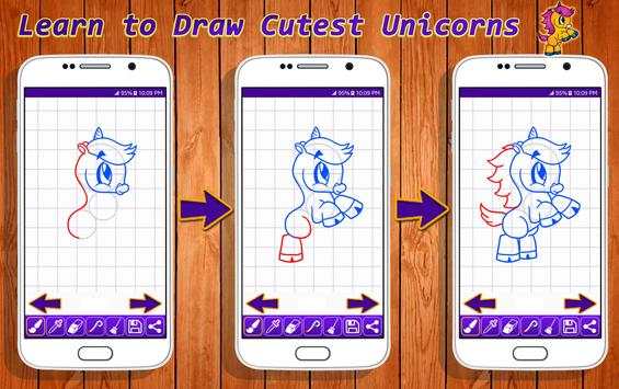 Learn to Draw Cutest Unicorns screenshot 2