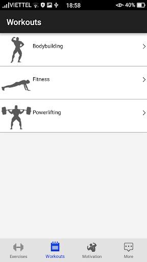 Gym Fitness Workouts screenshot 3