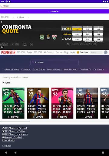 Pes Master Explorer screenshot 11