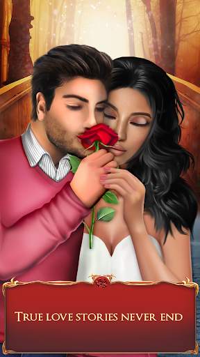 Magic Red Rose Story -  Love Romance Games screenshot 1