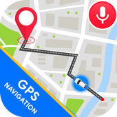 Mobile GPS Locator, Maps &amp; Voice Navigation icon
