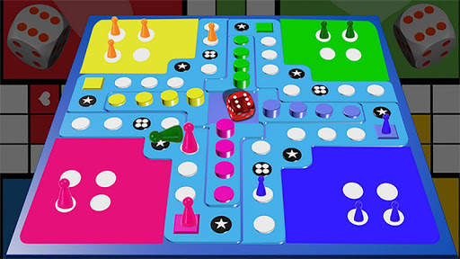 Family Ludo Fun 3D screenshot 1