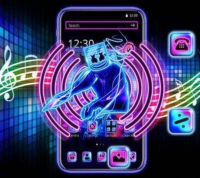 Neon DJ Music Launcher Theme screenshot 2