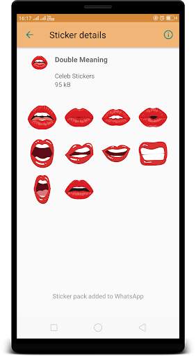 Double Meaning WAStickerApps for Whatsapp screenshot 2