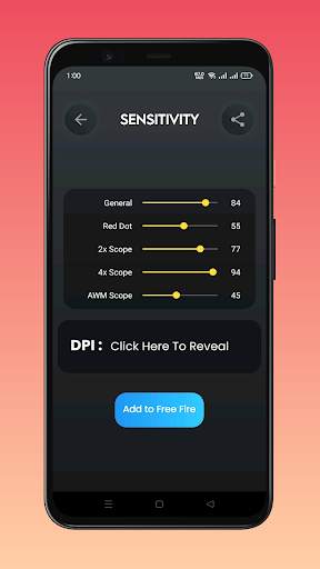 Fire Sensitivity GFX Tool screenshot 5
