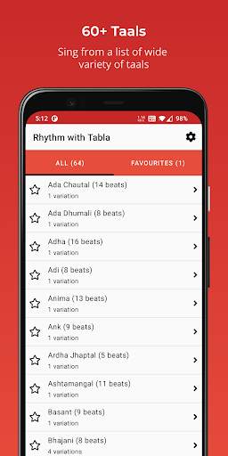 Rhythm with Tabla & Tanpura screenshot 1