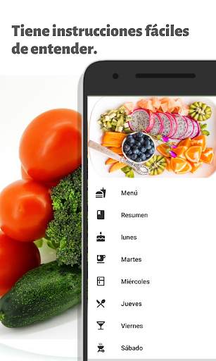 Dieta DASH para la presión arterial alta. screenshot 2