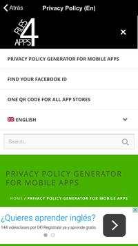 Privacy Policy App screenshot 4