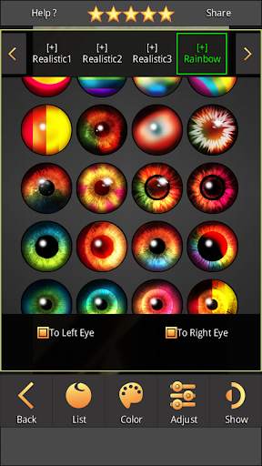 Sharingan - Eye And Hair Color 15 تصوير الشاشة