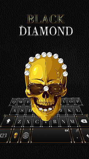 Blackdiamond Keyboard Theme screenshot 1