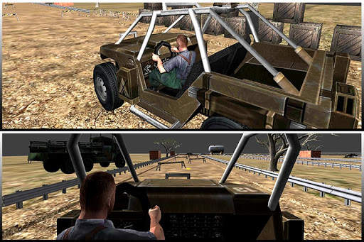 Combat Jeep Driving Simulator screenshot 2