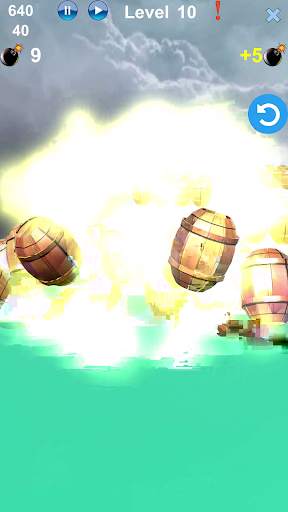 Angry Knock down Catapult Bomb screenshot 2