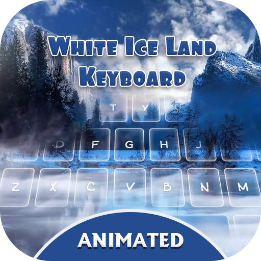 White Iceland Animated Keyboard 1.6