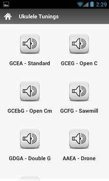 Ukulele Tunings Lite screenshot 1