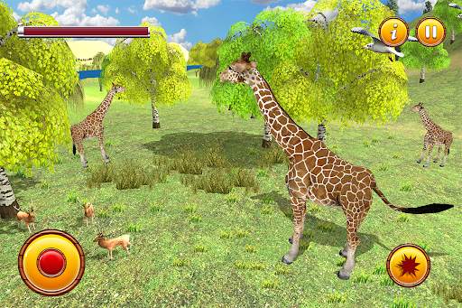 Giraffe Family Life Jungle Sim screenshot 24