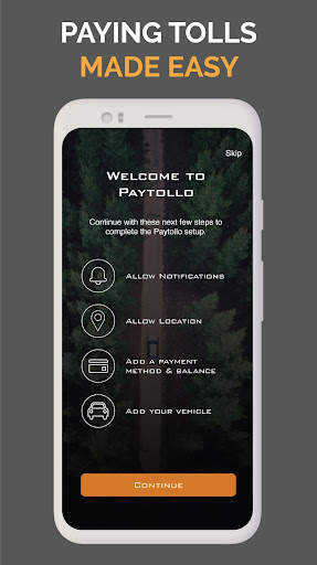 PayTollo - Mobile Tolling App screenshot 1