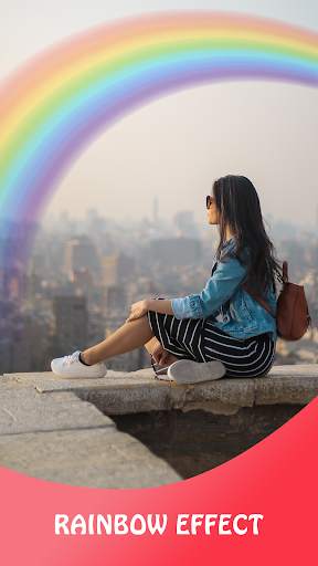 Rainbow Light Leak Effect Photo Editor screenshot 1