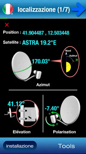 installazione di parabola screenshot 4