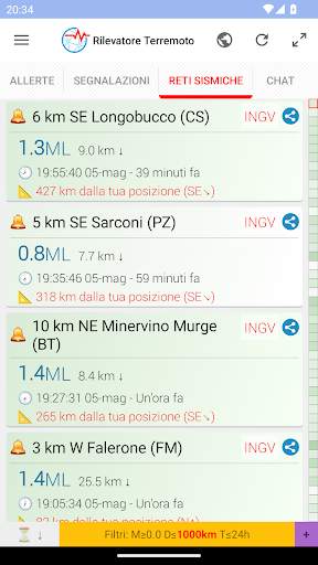 Rilevatore Terremoto screenshot 3