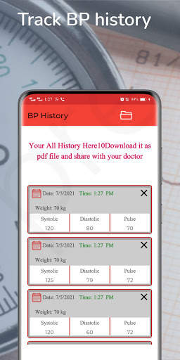 BP Checking Records App – Blood Pressure Meter screenshot 4