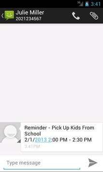 Calendar Messenger Lite screenshot 4