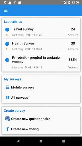 1KA OneClickSurvey screenshot 1