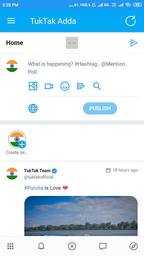 TukTak Adda - Koo App India Social Media Koo App screenshot 2