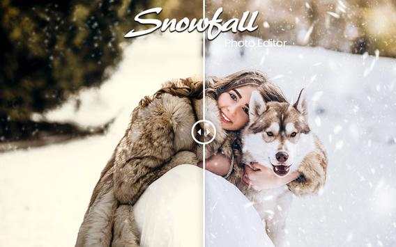Snowfall Photo Effect: Make Pro Photos Snow Editor 4 تصوير الشاشة
