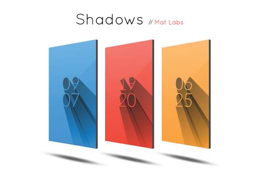 Shadow Clock | Minimal Live Wallpaper screenshot 1
