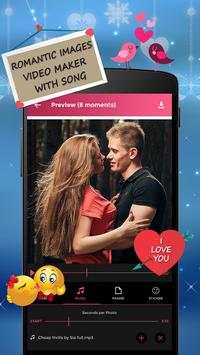 Romentic Image Video Maker With Song screenshot 2
