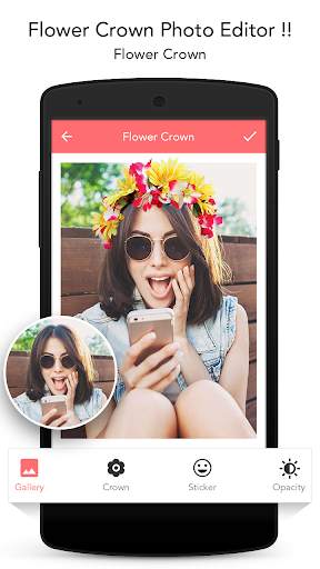 Flower Crown Photo Editor screenshot 1