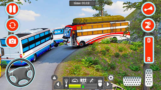 Village Bus Simulator Games 3D screenshot 1