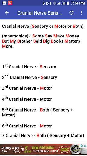 All Anatomy Mnemonic screenshot 5