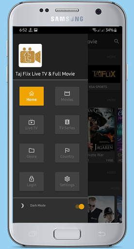 Taj Flix Live TV & Full Movie screenshot 1