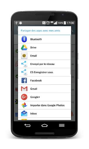 Partager applications screenshot 3