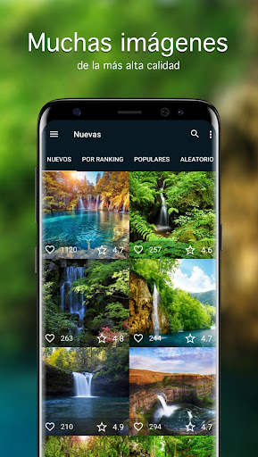 Fondos de pantalla cascada 4K screenshot 1