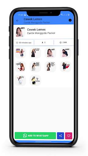 Stiker Wa Lucu Indonesia Terbaru WaStickerApps screenshot 8