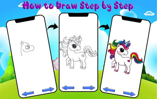 How to Draw Unicorn - Learn Drawing screenshot 1