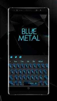 Blue Metal Keyboard स्क्रीनशॉट 2