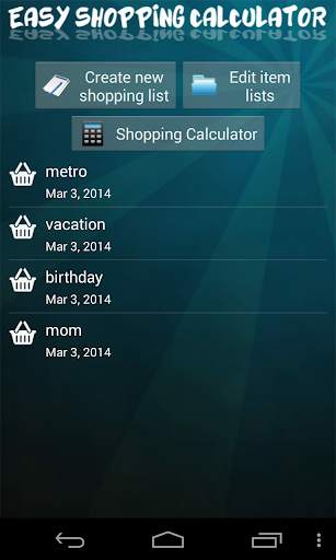 Easy Shopping Calculator screenshot 4