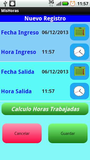 My Working Hours screenshot 1