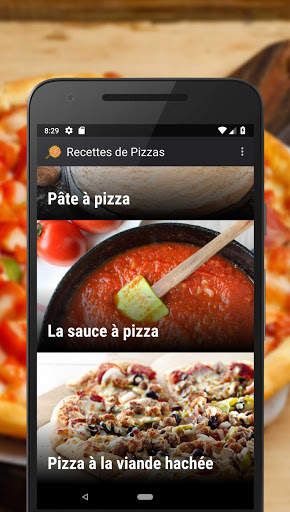 Recettes de Pizzas screenshot 2
