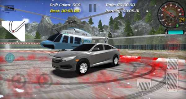 Realistic Car Racing Drift Game Civic screenshot 3